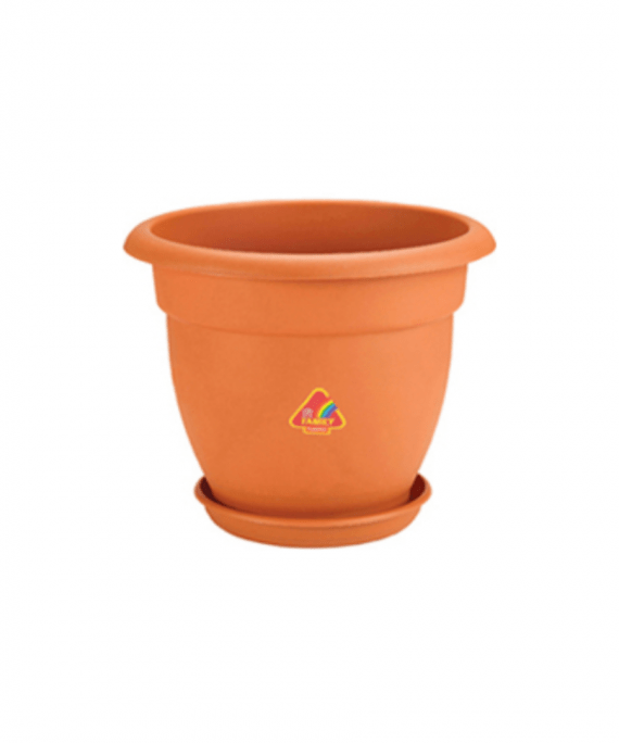 Dahlia 15 planter Pot: 362 x 297 Ht  Tray: 237 x 32 Ht