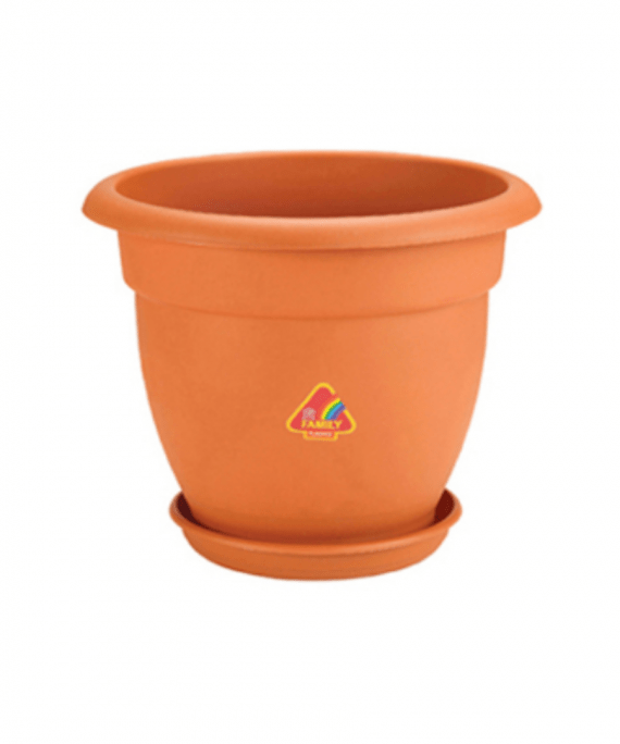 Dahlia 22 Dia- Pot size: 550 x 430 Ht, Tray Size: 375 x 55 Ht